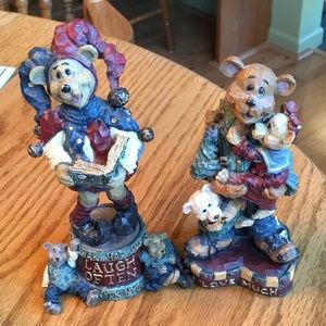 Laugh Often Love Much Bear Statues